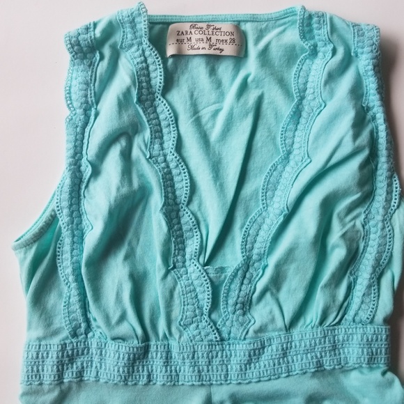 Zara Deep V Basic Tshirt - Picture 3 of 3